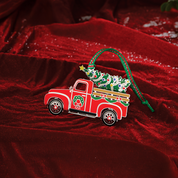 Car with Tree Christmas Decoration