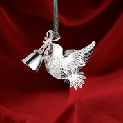 Dove with Bell Christmas Tree Decoration