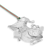 Mouse Carol Singer Christmas Tree Decoration