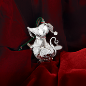 Mouse Carol Singer Christmas Tree Decoration
