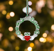 Claddagh with Shamrock Christmas Tree Decoration