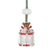 Drum with Teddy Bear Christmas Tree Decoration