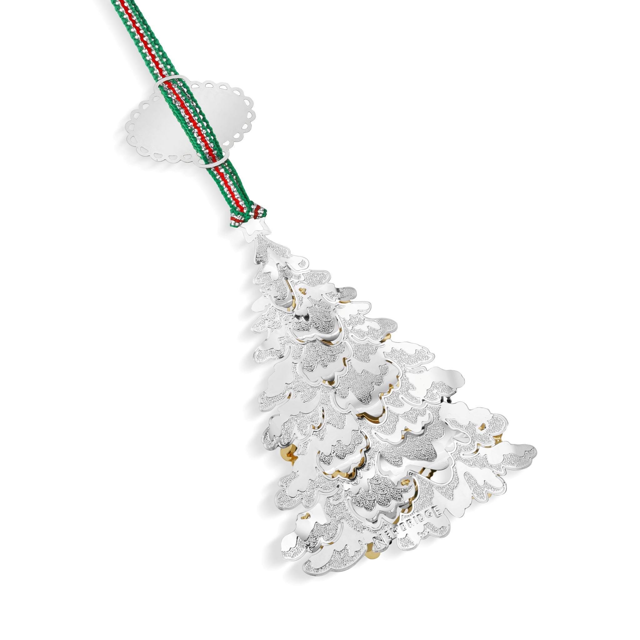 Gold & Silver Plated Christmas Tree Decoration