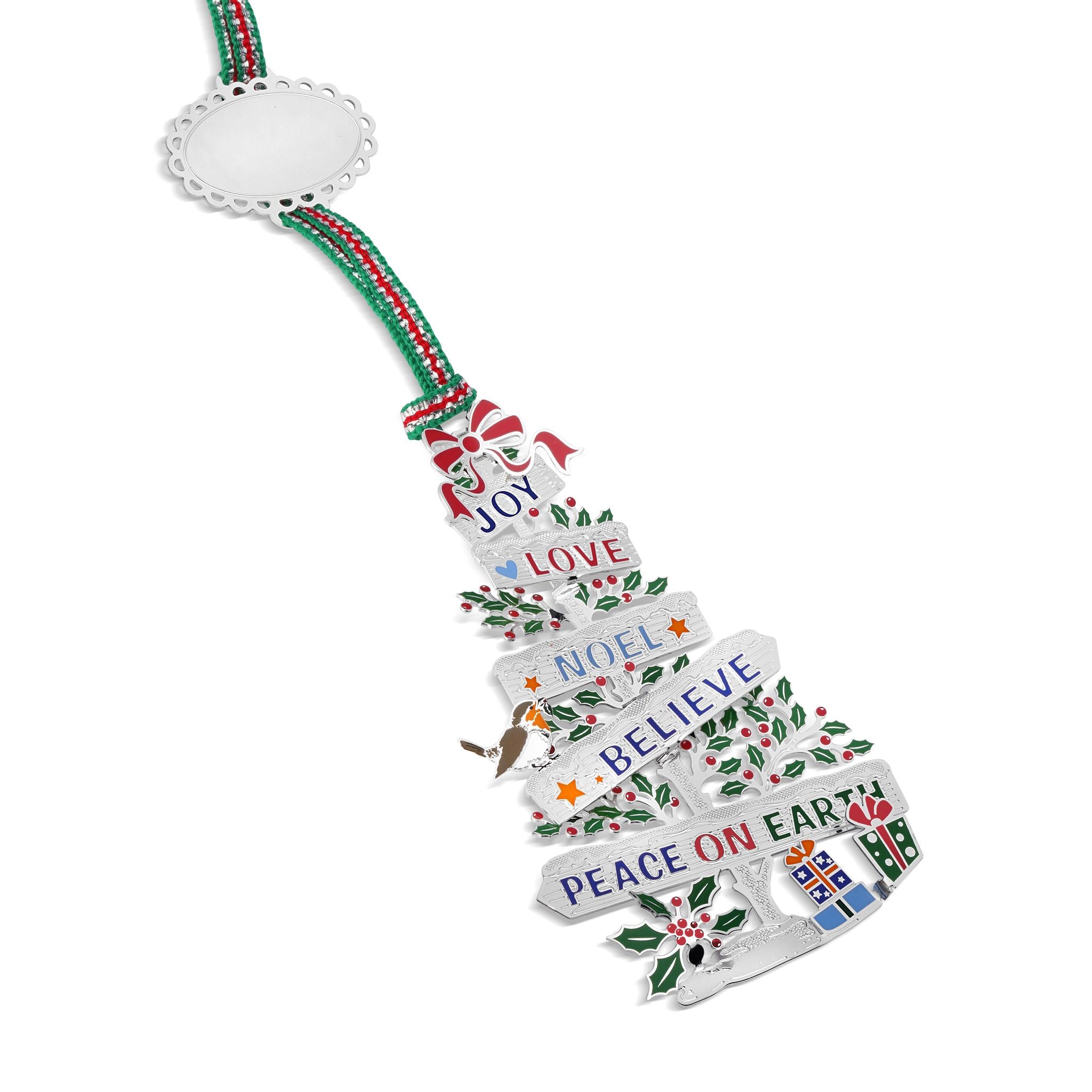 Peace on Earth Christmas Tree Decoration