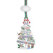 Peace on Earth Christmas Tree Decoration