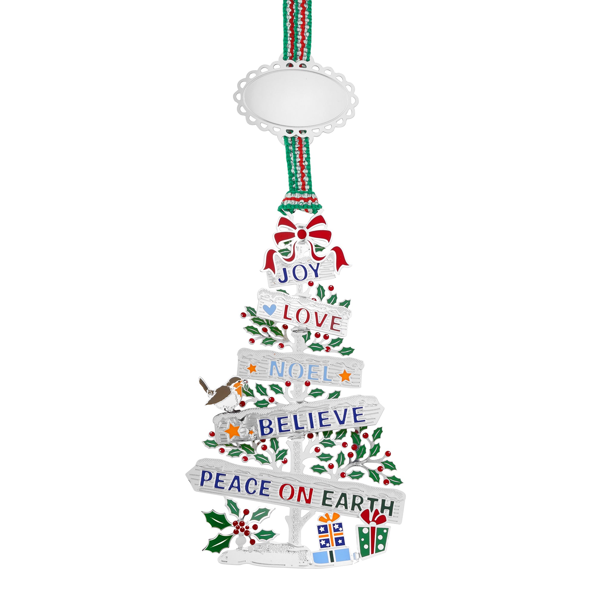 Peace on Earth Christmas Tree Decoration