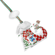 Red Boot with Elves Christmas Tree Decoration