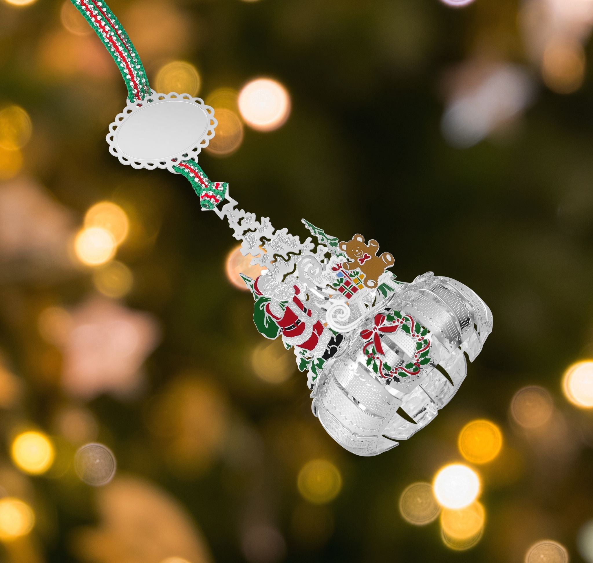Santa Carousel Christmas Tree Decoration