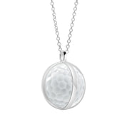Silver Plated Sphere Pendant