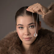 Silver Plated Sphere Pendant