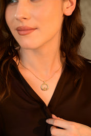 Gold Plated Claddagh Pendant