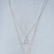 Silver Plated Alphabet Pendant