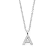 Silver Plated Alphabet Pendant
