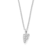 Silver Plated Alphabet Pendant