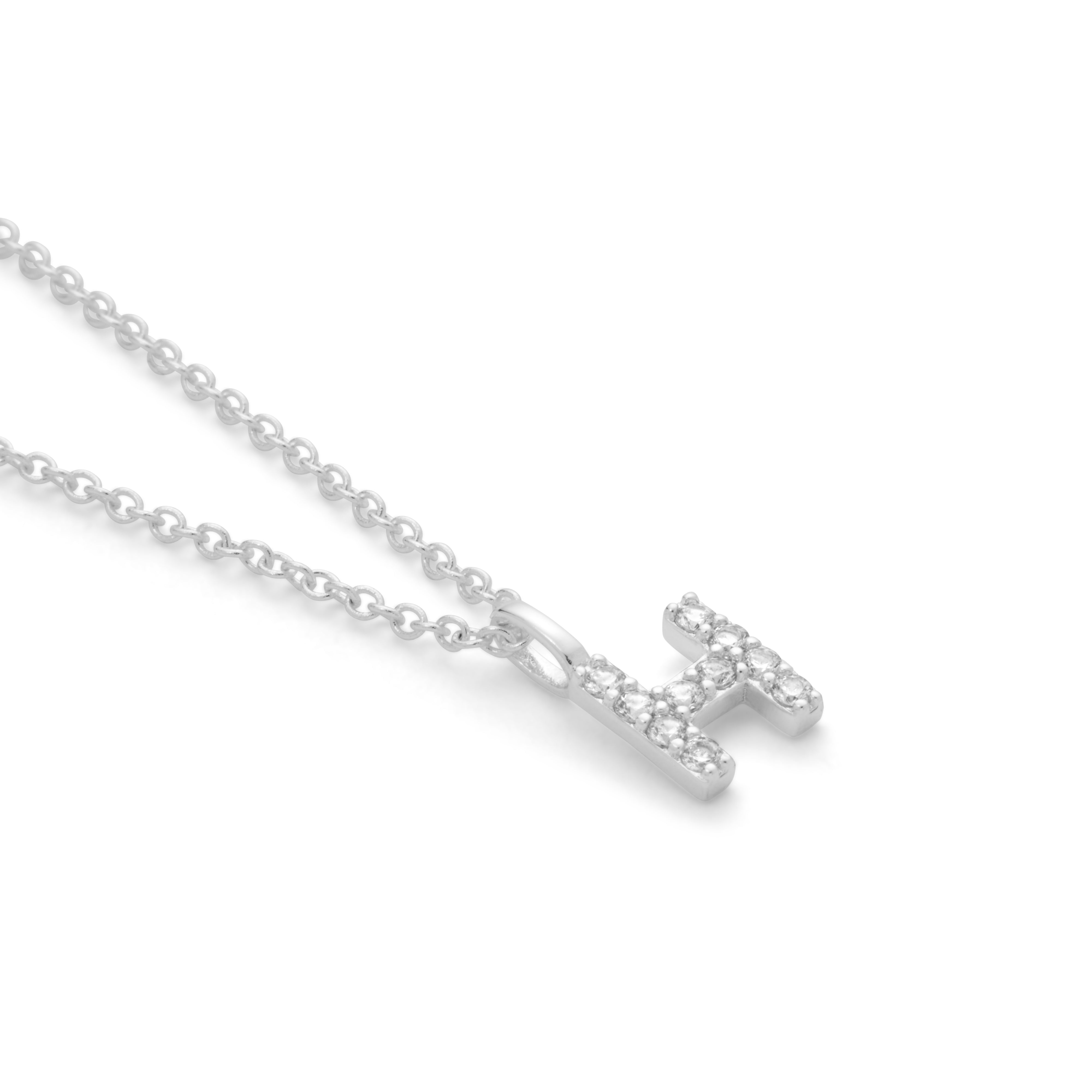 Silver Plated Alphabet Pendant