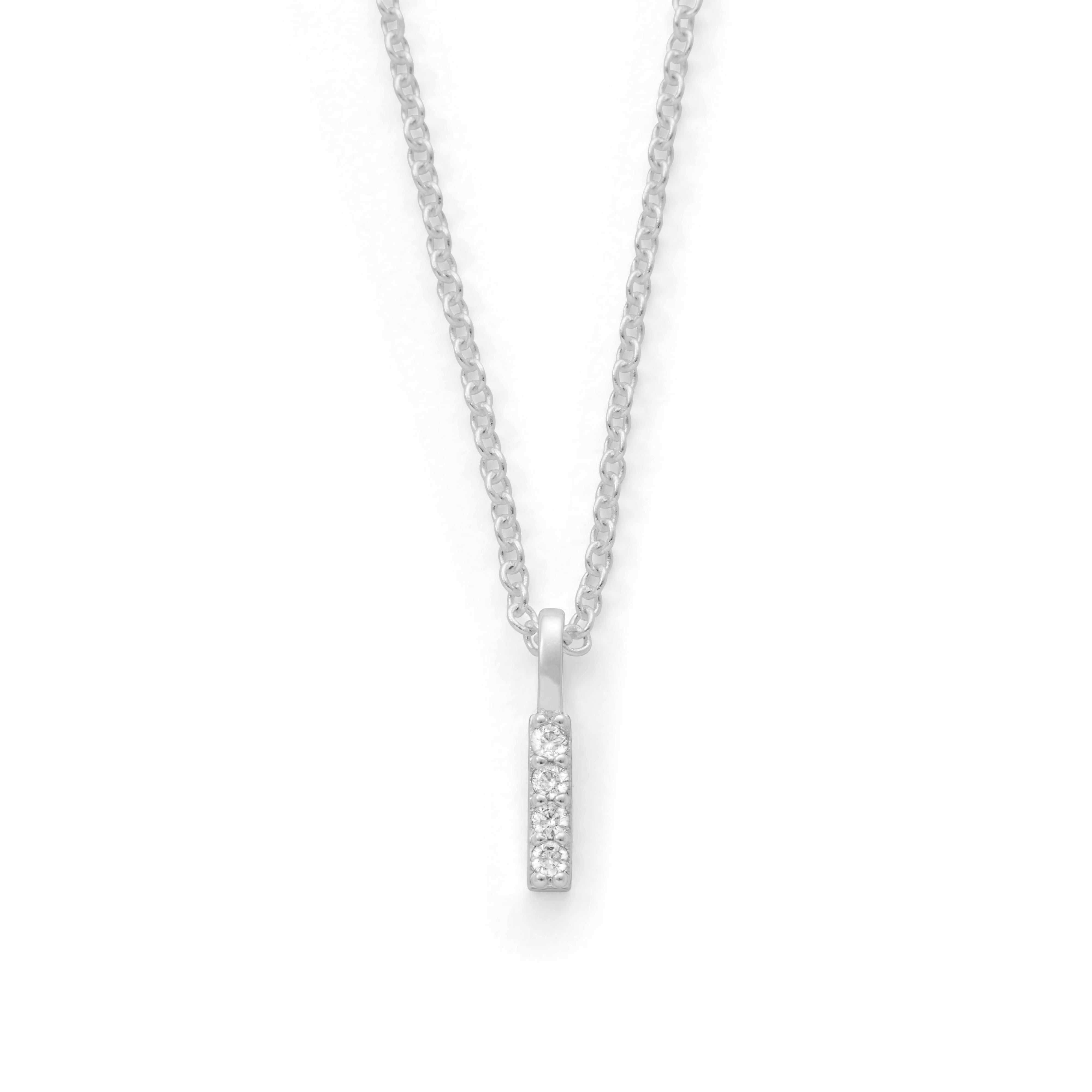 Silver Plated Alphabet Pendant