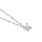 Silver Plated Alphabet Pendant