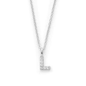 Silver Plated Alphabet Pendant