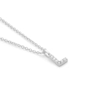 Silver Plated Alphabet Pendant