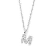Silver Plated Alphabet Pendant