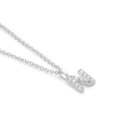 Silver Plated Alphabet Pendant