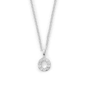 Silver Plated Alphabet Pendant