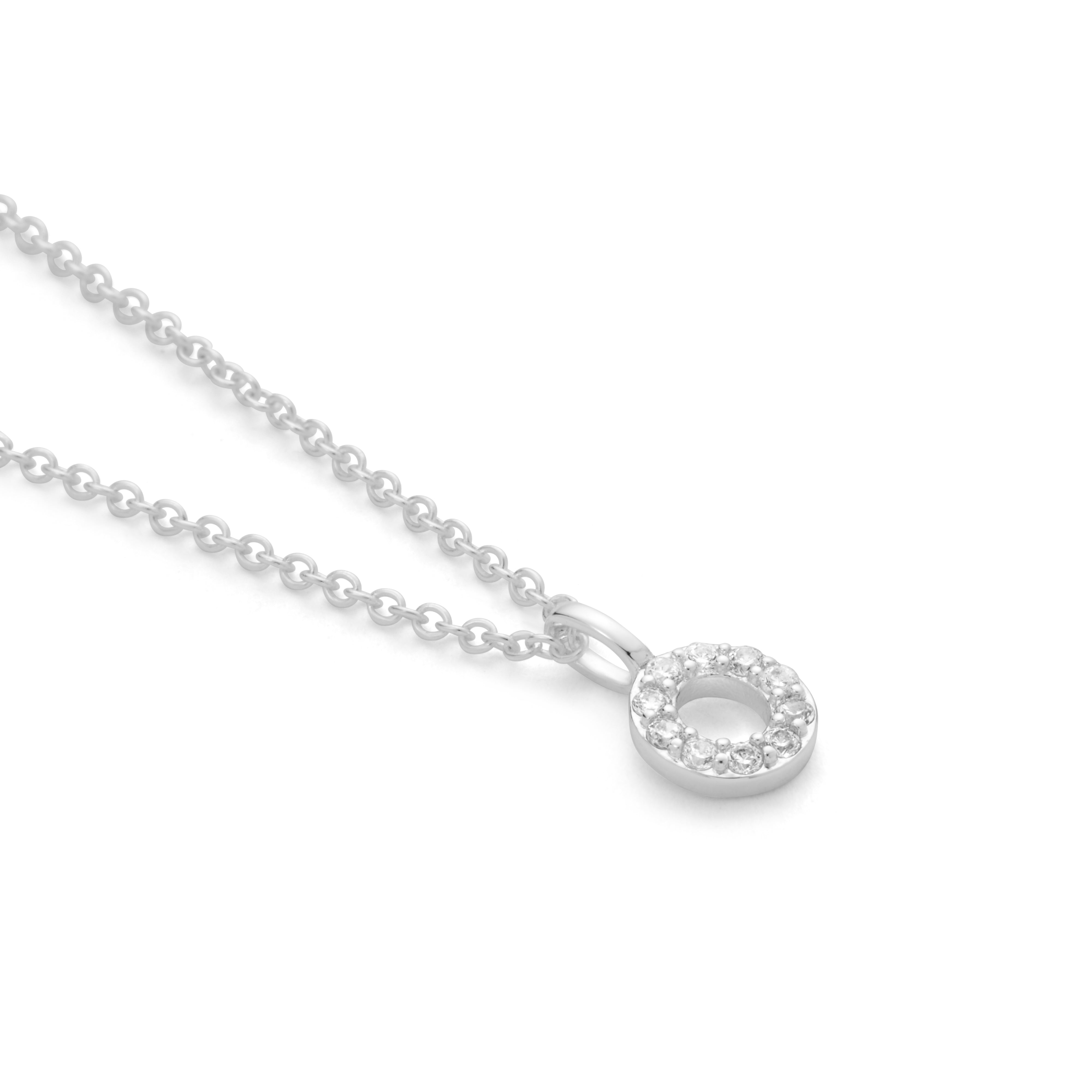 Silver Plated Alphabet Pendant