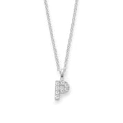 Silver Plated Alphabet Pendant