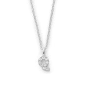 Silver Plated Alphabet Pendant
