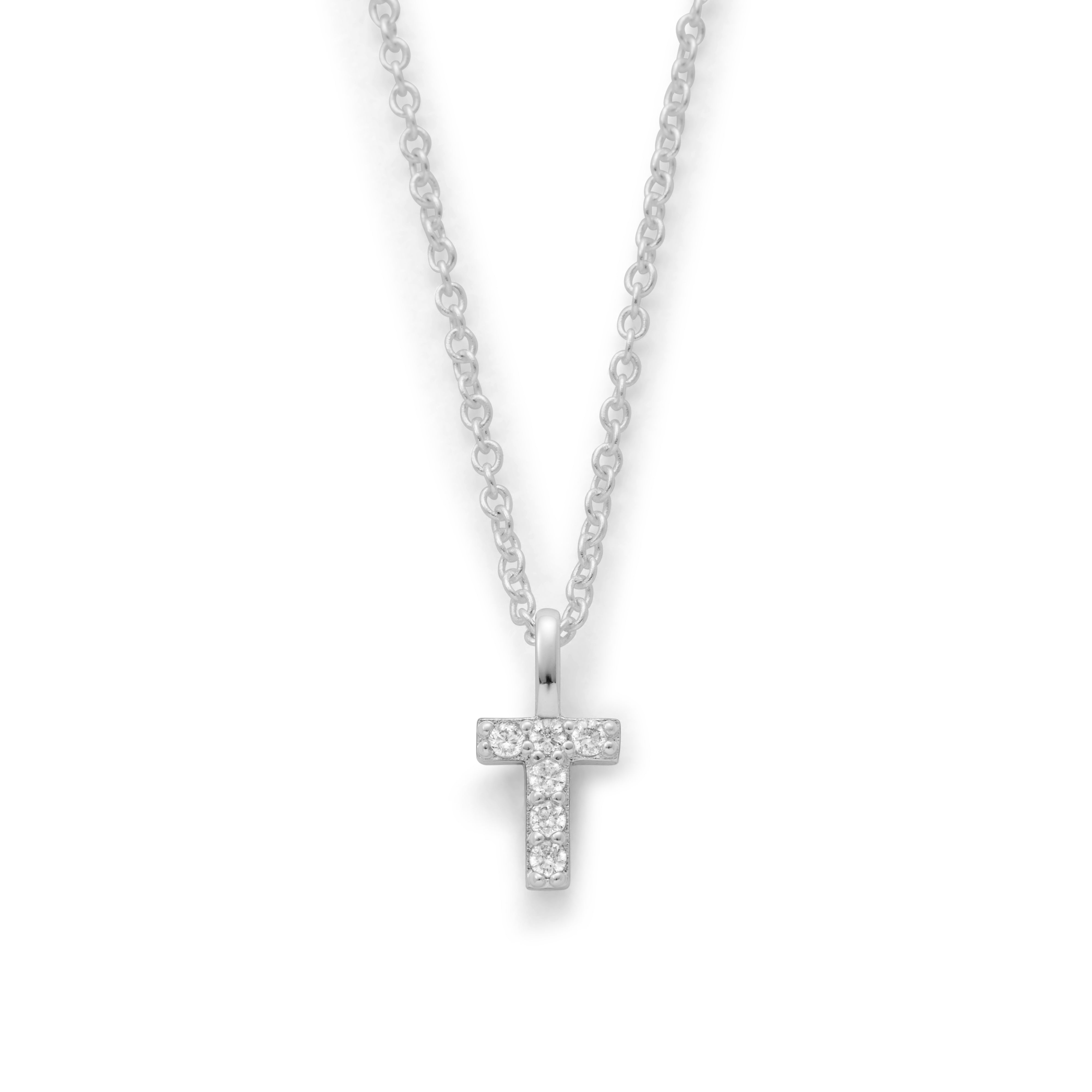 Silver Plated Alphabet Pendant