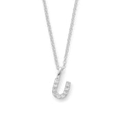 Silver Plated Alphabet Pendant