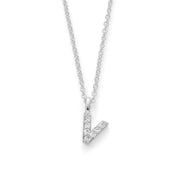 Silver Plated Alphabet Pendant