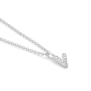 Silver Plated Alphabet Pendant
