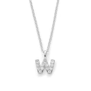 Silver Plated Alphabet Pendant