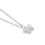 Silver Plated Alphabet Pendant