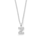 Silver Plated Alphabet Pendant