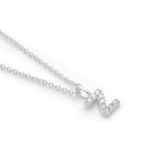 Silver Plated Alphabet Pendant