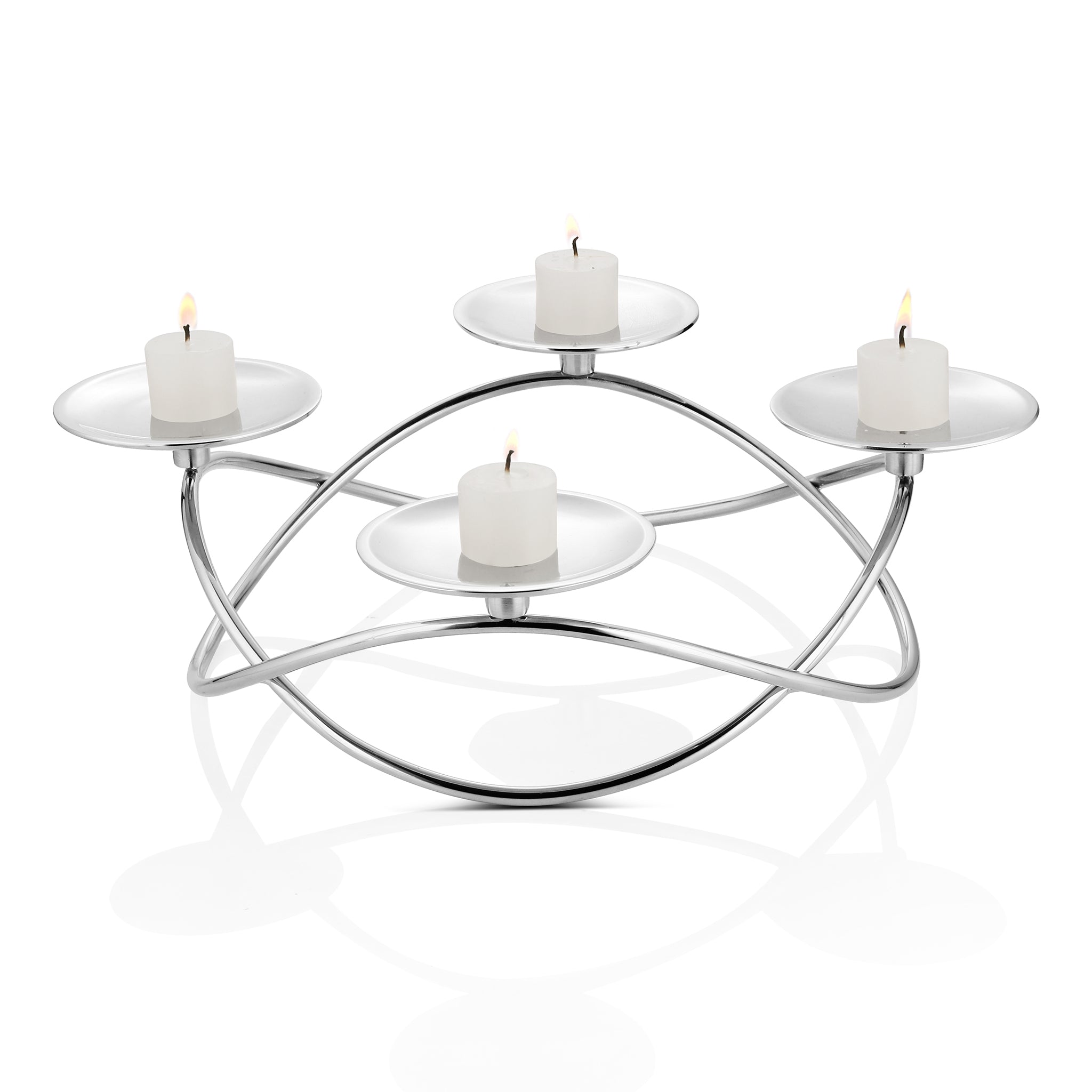 Circular Pillar Candle Holder
