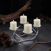 Circular Pillar Candle Holder