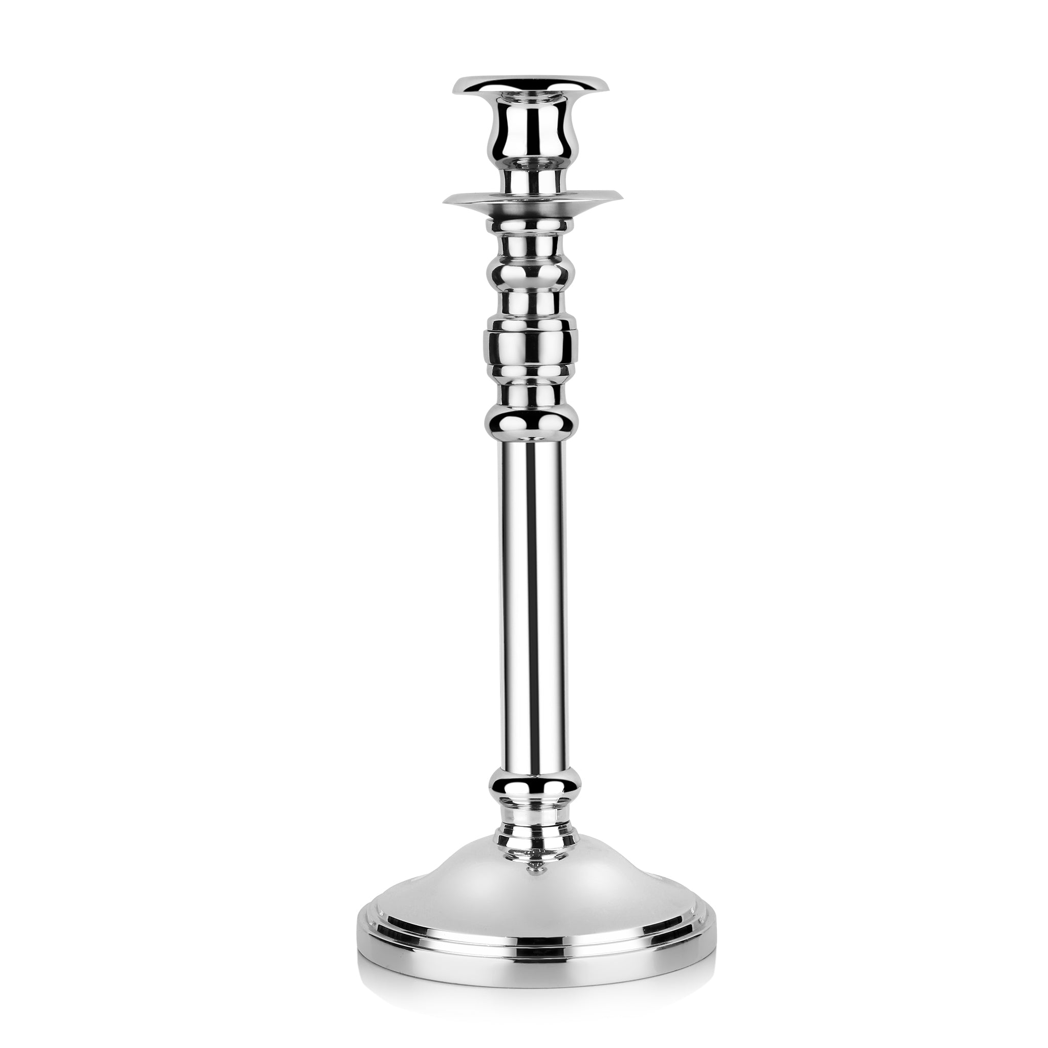 Silver Plated Traditional Taper Candle Holder