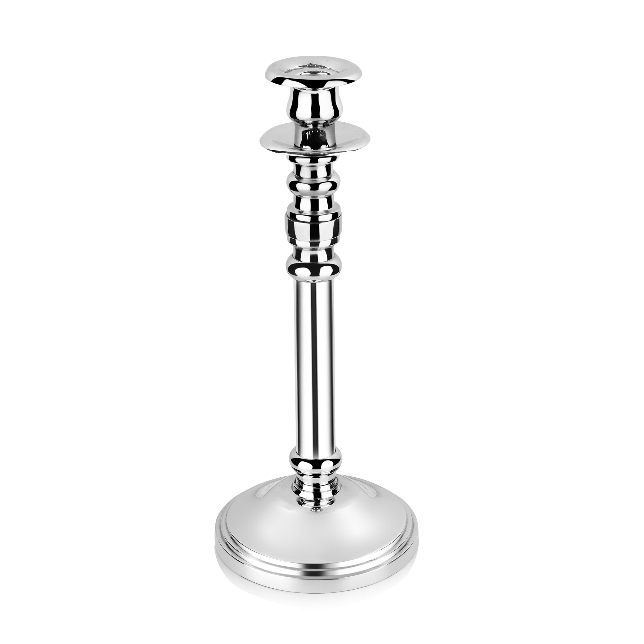 Silver Plated Traditional Taper Candle Holder