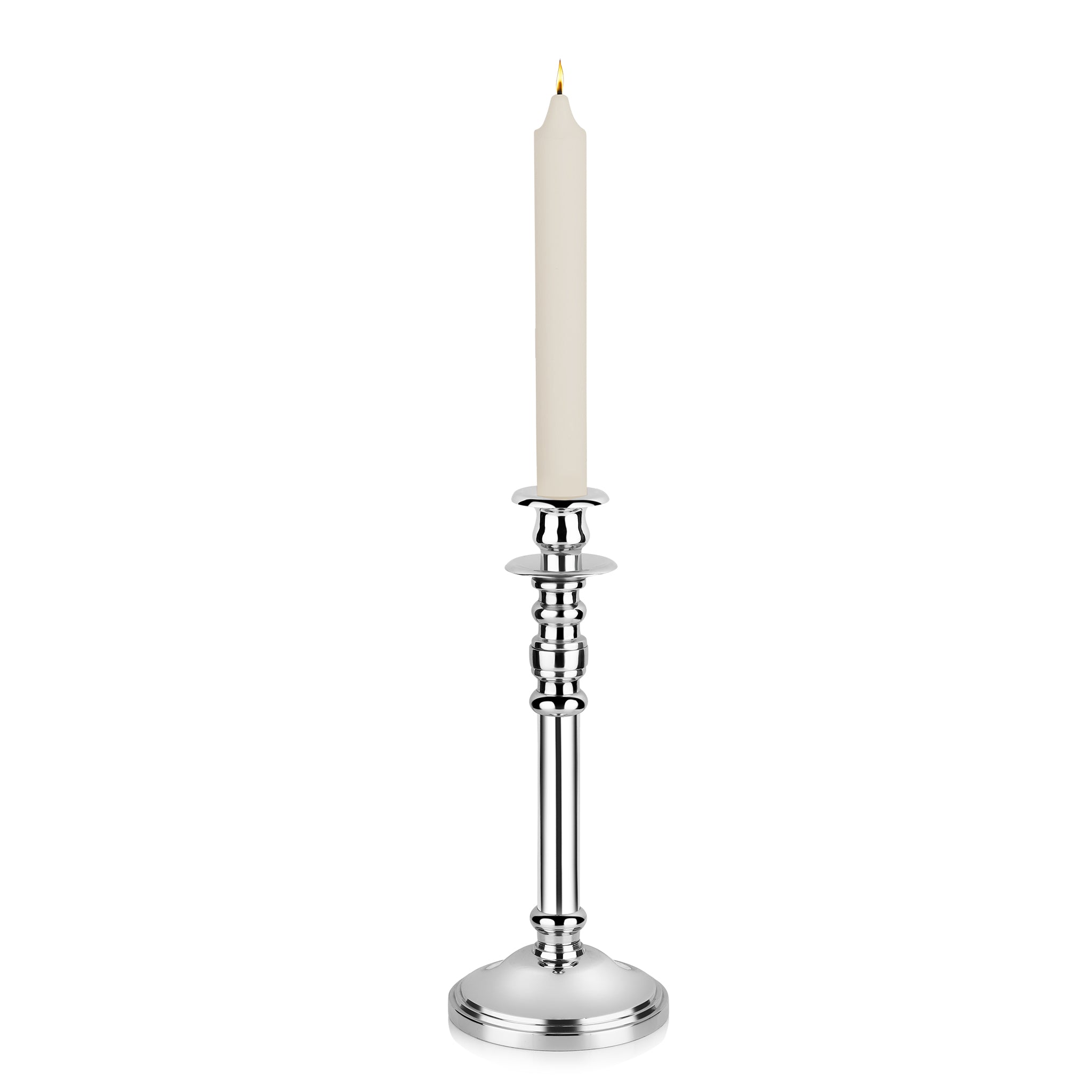 Silver Plated Traditional Taper Candle Holder