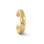 Gold Plated Claddagh Band Ring