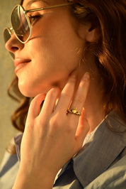 Gold Plated Claddagh Ring