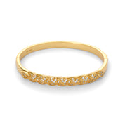 Gold Plated Leaf Bangle