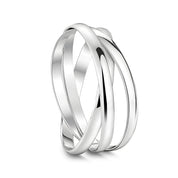 Silver Plated Triple Bangle