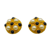 1980's Faux Pearl Earrings