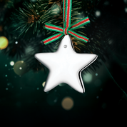 Star with Clear Stones Christmas Tree Decoration