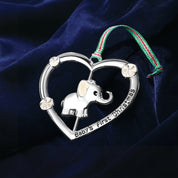 Babys 1st Christmas Heart Tree Decoration