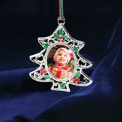 Holly Christmas Tree Photoframe Decoration